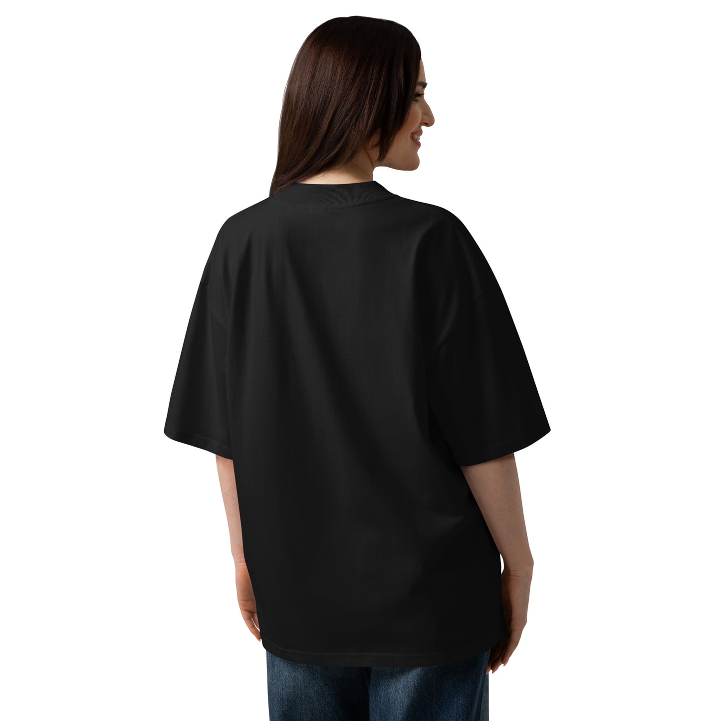 Oversized Bio-T-Shirt unisex mit breitem Kragen - MAX F. ArtGrafic