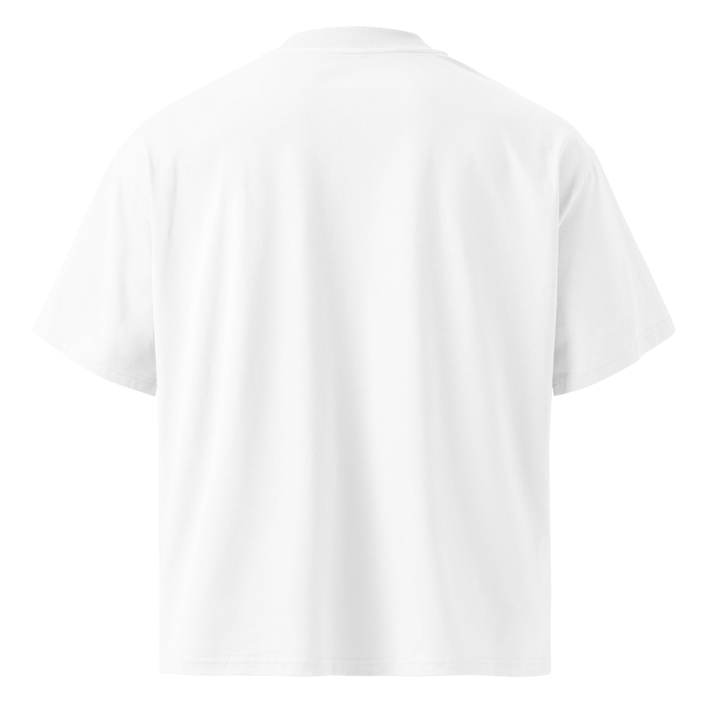 Oversized Bio-T-Shirt Limone mit breitem Kragen für Unisex - MAX F. ArtGrafic