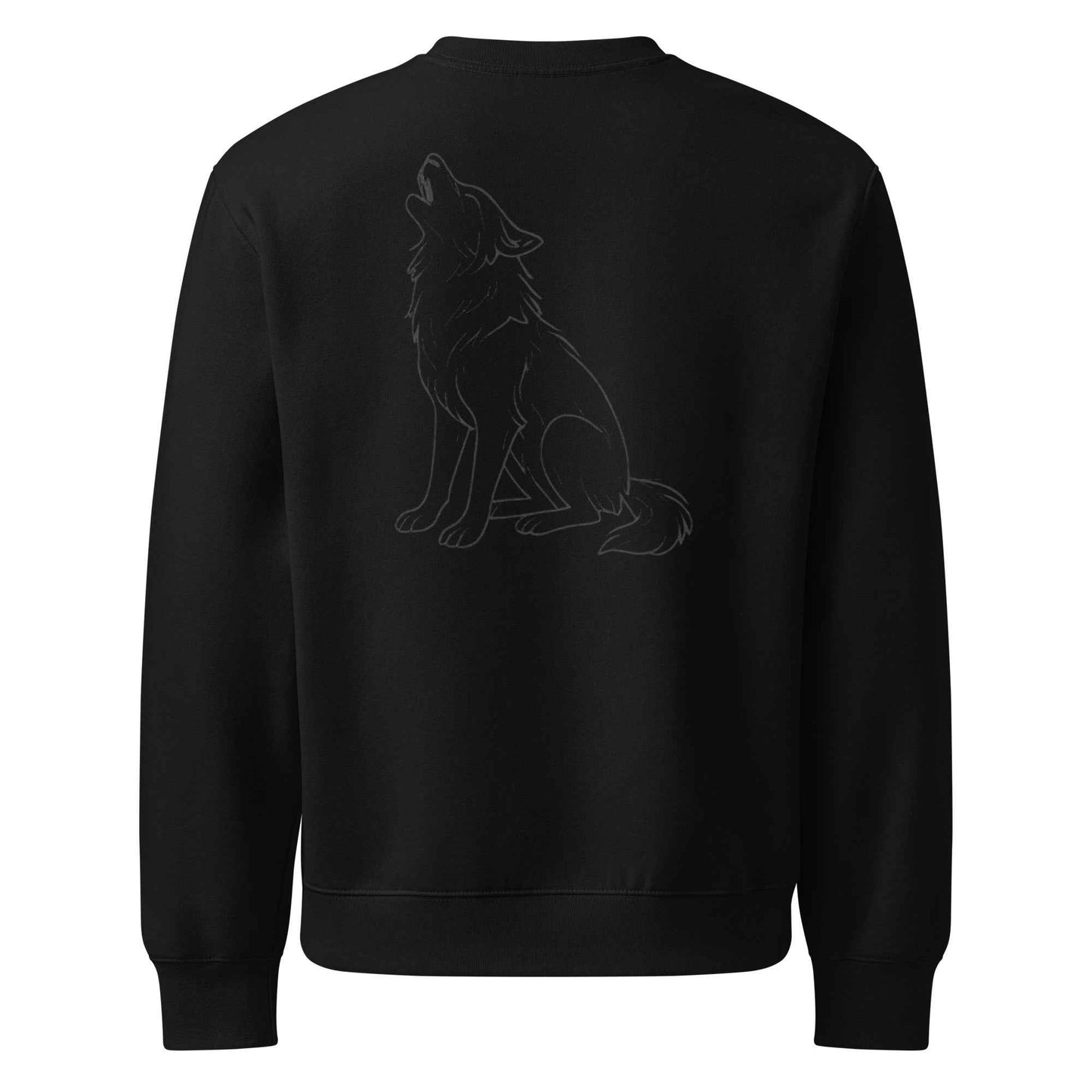 Schwerer Oversized Pullover WOLF für ultimativen Komfort und Stil - MAX F. ArtGrafic