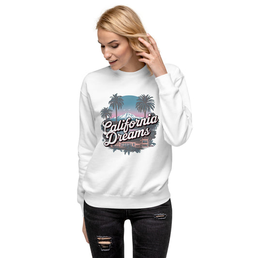 Unisex-Premium-Pullover CALIFORNIA DREAMS für stilbewusste Trendsetter - MAX F. ArtGrafic