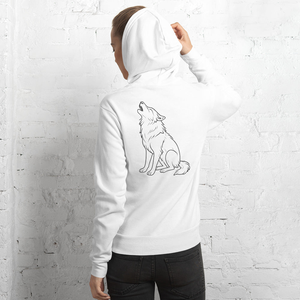 Unisex WOLF Kapuzenpullover – Auch für Sie! - MAX F. ArtGrafic