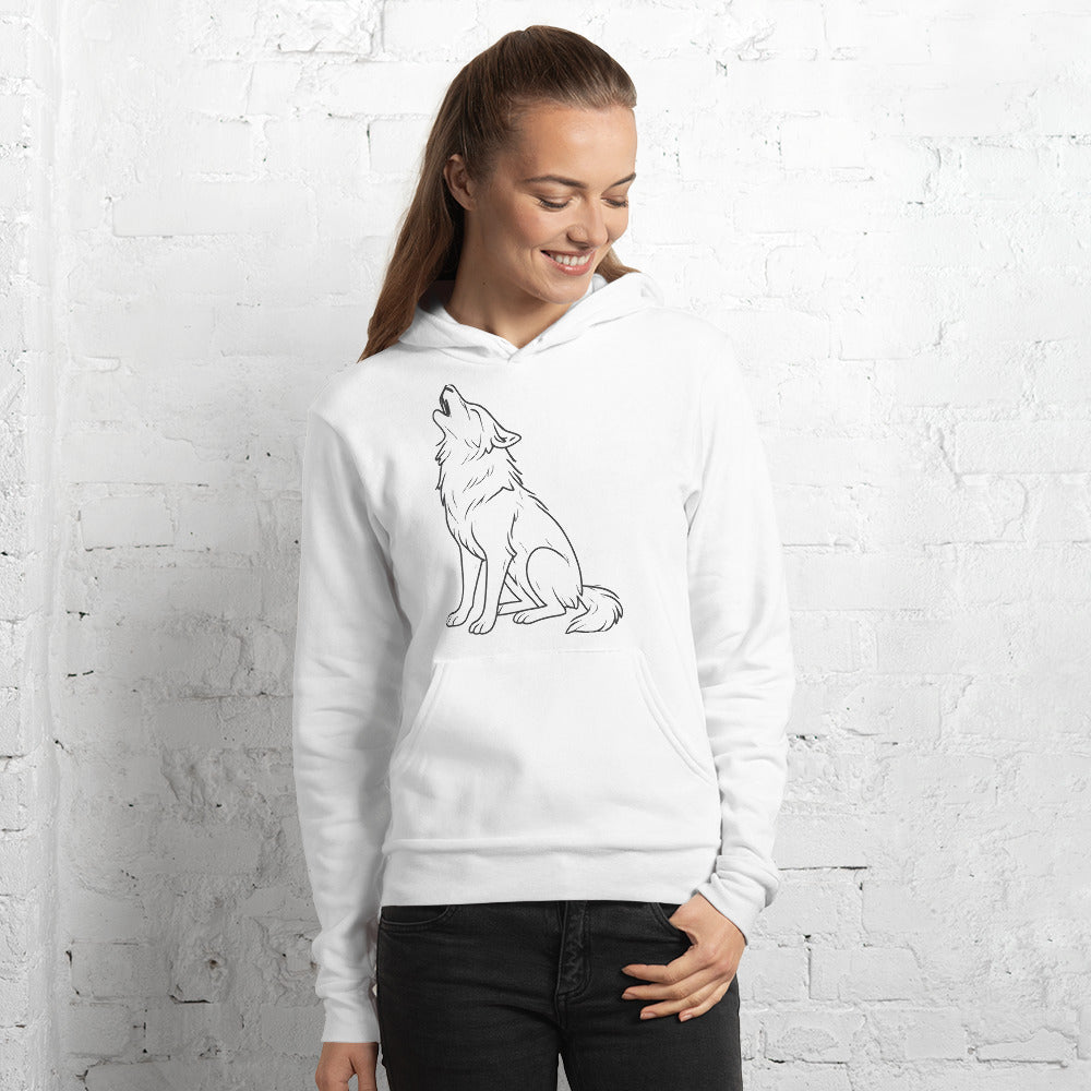 Unisex WOLF Kapuzenpullover – Auch für Sie! - MAX F. ArtGrafic