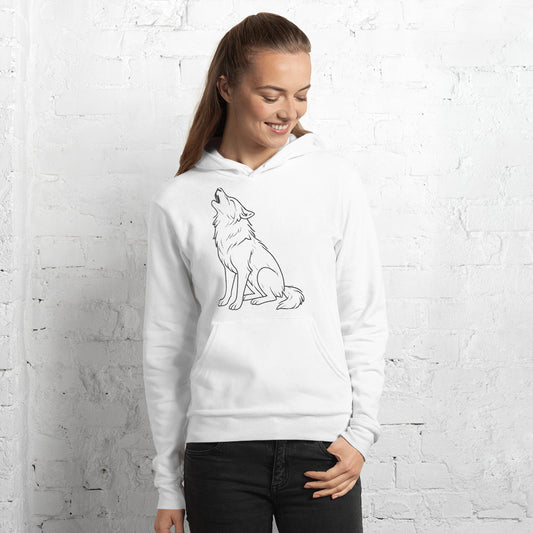 Unisex WOLF Kapuzenpullover – Auch für Sie! - MAX F. ArtGrafic