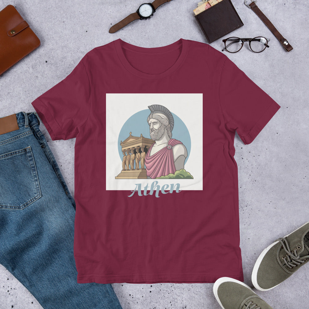 Unisex T-Shirt Athen – Komfortabel und Trendy für Alle - MAX F. ArtGrafic
