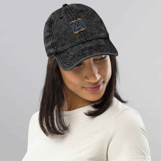 Vintage Baumwoll-Cord Cap kaufen - Stilvolle Kappen für jeden Anlass - MAX F. ArtGrafic